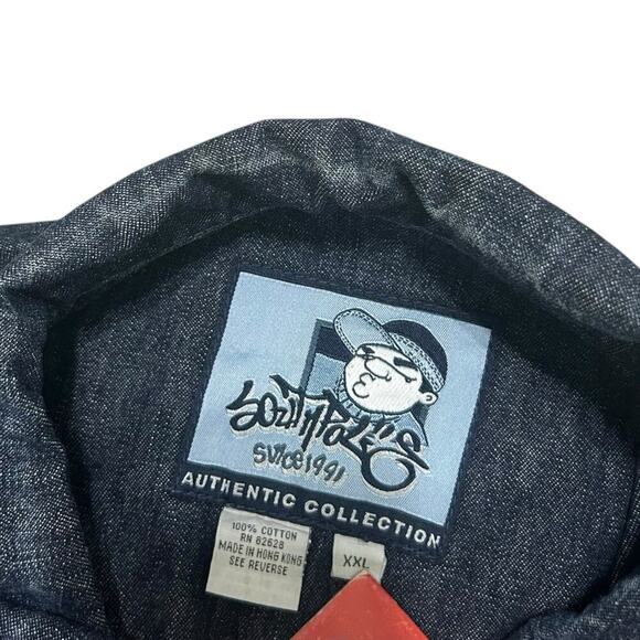 Southpole Vintage Y2K Graffiti Homie Embroidered Denim Jacket - Picture 7 of 7